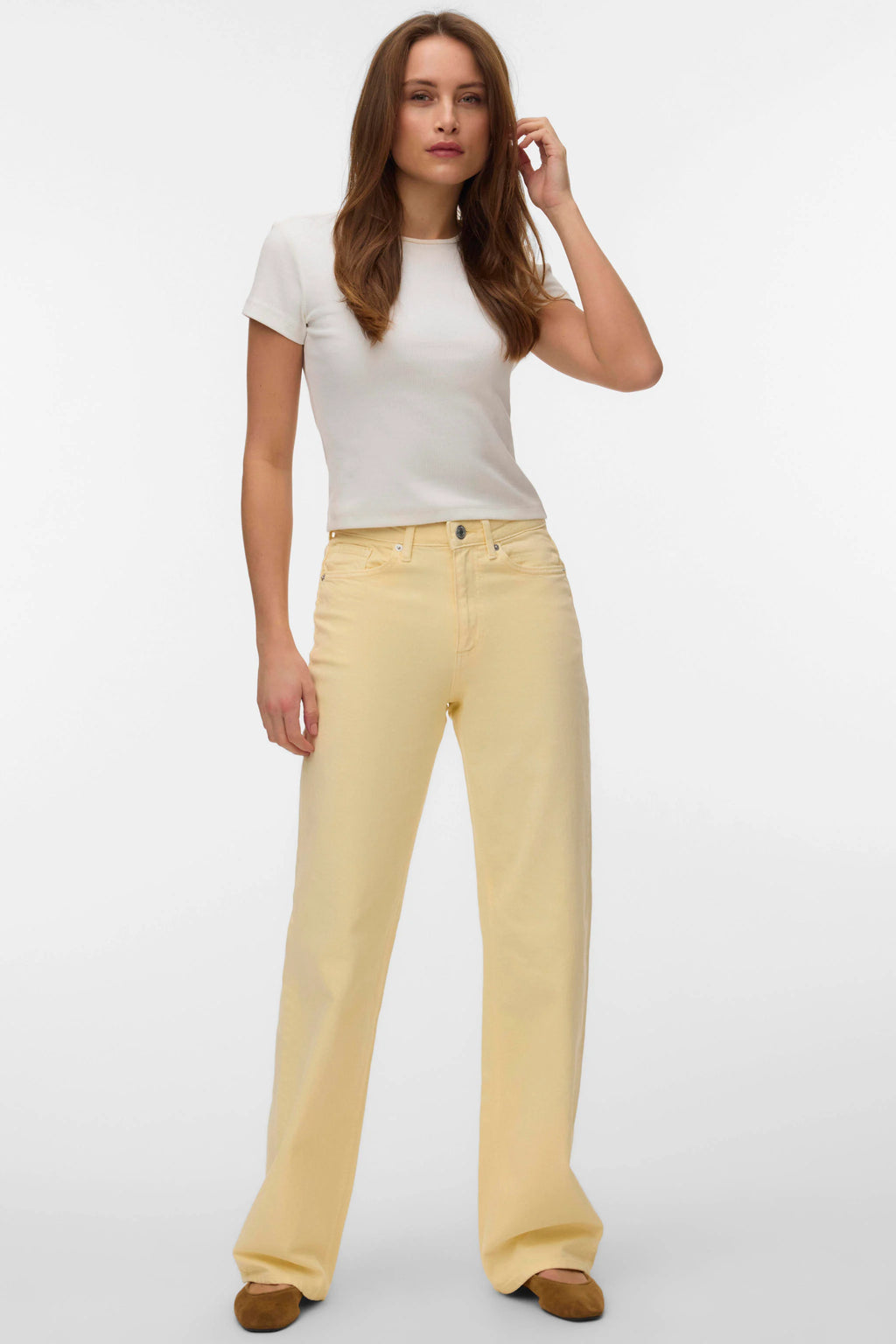 Vero Moda High Waist Wide Leg Jeans